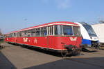 EVB Moorexpress  118  am 09.03.2025 in Bremervörde - evb Betriebshof.