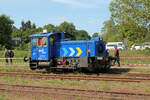 25 Jahre Moorexpress: Führerstandsmitfahrten mit der 335 212-7 in Gnarrenburg am 10.05.2025.