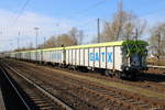 Wasserglas-Leerzug am Abend des 16.04.2021 in Rostock-Bramow.