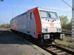 Am 27.April 2020 stand die hvle 185 583 in Mukran Mitte.