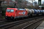 185 582-4 zog einen tanker durch hh-harburg,02.03.15