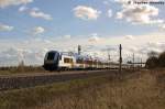 InterConnex (X 68903) von Leipzig Hbf nach Warnemnde in Vietznitz und geschoben hatte die 146 522-8.