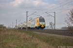 ET 445.104 (445 104-3) ODEG - Ostdeutsche Eisenbahn GmbH als RE2 (RE 37372) von Wittenberge nach Cottbus in Vietznitz.