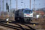 330091 (250 009-8) von der OHE Osthannoversche Eisenbahnen AG als Lz in Stendal.