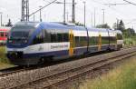 OLA-VT 0008(643 115-8)als OLA79762 von Gstrow nach Rostock Hbf kurz vor der Einfahrt im Rostock Hbf.(16.07.2011)