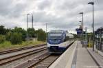 VT 0009 der Ostseelandverkehr GmbH (OLA) als MR51 (MR 68921) von Rathenow nach Brandenburg Hbf im Rathenower Bahnhof.