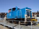 363 029-9 von Eisenbahn-Bau- und Betriebsgesellschaft Pressnitztalbahn   stand auf der Drehscheibe von den Eisenbahnfreunde Wismar (05.03.2011)