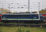 155 045-9 stand am Vormittag des 31.10.2023 im Rostocker Hbf