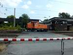 RBH-Lok 577 (Typ Krauss-Maffei M700C, keine Registernummer vergeben) rangierte am 16.7.13 in Gladbeck.