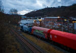Aktuell besteht bei der KSW (Kreisbahn Siegen-Wittgenstein) immer noch Lokmangel, so ist zurzeit auch die RBH 804 / 275 804-9 (98 80 0275 804-9 D-RBH) eine MaK G 1206 der RBH - RAG Bahn und Hafen GmbH