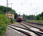 SBB 193 466-0 von Siemens Vectron 91 80 6 193 466-0 D-SIEAG mit Containerzug vom italienischen Untenehmen GTS in Westerstetten am 30.05.2020.