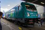 188 060 der CFL Cargo war als Vertreterin der Baureihe TRAXX F140 MS3 auf der InnoTrans 2022 vertreten.