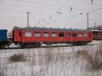 Aufenthaltswagen vom Hilfszug 60 80 990 1 532-3 Standort:Hattingen am 03.Dezember 2010 in Bergen/Rgen.