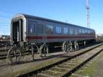 IC-Wagen Bvmsz 61 80 21-94 620-6 Heimatbahnhof:Hamburg abgestellt am 12.Februar 2011 in Stralsund.