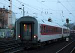 Am Ende des CNL 478(Zrich HB-Hamburg-Altona)lief dieser Nachtzugwagen der Bauart Bomz mit.Aufgenommen am 17.01.2015 im Hamburger Hbf.