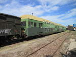 Eine DR Doppelstockeinheit,am 30.Mai 2020,im eisenbahnmuseum Arnstadt.