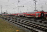 lange Dosto-Reihe am 30.12.2024 im Rostocker Hbf.