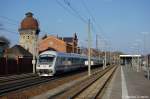 Durch Rathenow fhrt gerade der IC 1924 von Frankfurt(Main) Hbf nach Berlin Sdkreuz.