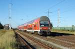 Die RB20 (RB 28743) von Hennigsdorf (b Berlin) nach Potsdam Hbf in Satzkorn.