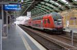 RE2 (RE 37382) von Berlin Ostbahnhof nach Rathenow im Berliner Ostbahnhof.