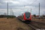 Die IRE-Garnitur  Magdeburg-Berlin-Express  als RE20 (RE 17712) von Halle(Saale)Hbf nach Uelzen in Mahlwinkel.