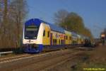 RE 5 nach Cuxhaven in Neukloster (Kreis Stade) am 13.04.2015