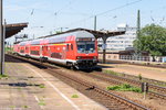 RE13 (RE 17689) von Magdeburg Hbf nach Leipzig Hbf in Magdeburg-Neustadt.