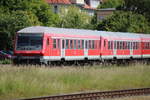 Bybdzf Wagen abgestellt im Rostocker Hbf.29.05.2020