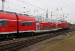 DB-Regio Twindexxwagen DBpza 782.1 am 18.03.2016 im Rostocker Hbf.