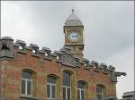 Das Bahnhofsgebude Gent Sint Pieters mit seinem typischen Turm.