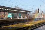   Ein Bahnbild mit Regenbogen und etwas verdecktem Motiv.....