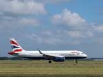 British Airways G-EUYX Airbus A320-232 Erstflug dieses Flugzeugs war am 12-06-2014.