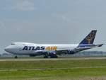 N492MC Atlas Air Boeing 747-47UF Erstflug dieses Flugzeugs war am 02-08-1998.