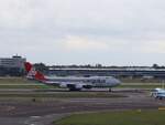 LX-GCL Cargolux Boeing 747-467F mit dem Name  City of Sandweiler .