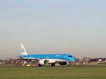 KLM Cityhopper PH-NXF Embraer 195-E2 Erstflug dieses Flugzeugs war am 23-10-2021.