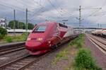 Aufgrund der Umleitungsmanahmen kamen auch die Thalys-Zge durch Opladen.