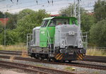 650 114-8 auf Solo-Tour im Rostocker Hbf.01.07.2016