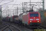 DSB EG 3103 mit gemischten Güterzug am 16.01.2015 in Hamburg-Harburg Richtung Norden