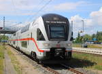 4110 117 als IC 2272(Dresden-Warnemünde)bei der Einfahrt in Warnemünde-Werft.05.06.2020