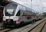 4110 615 mit IC2179(Warnemünde-Dresden)bei der Einfahrt im Rostocker Hbf.21.06.2020