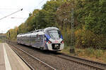 SNCF 85501M (Alstom Regiolis /  Ein Zug verbindet Frankreich und Deutschland ) machte am 07.11.2022 Testfahrten zwischen Rotenburg (Wümme) und oder Tostedt / Buchholz (Nordheide).