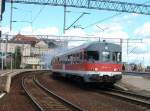 SA110-11(ex.DB 624 605) am 04.September 2010 beim Verlassen von Szczecin Glowny.