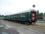 PKP-Wohnschlafwagen abgestellt auf der Ladestrae in Szczecin Port Centralny am 07.August 2010.