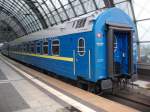 Ukrainischer Schlafwagen am Schlu vom D 441 Berlin Zoo-Kiew am 16.Oktober 2010 im Berliner Hbf.