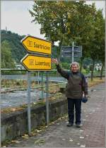 Fr Stefan ganz klar:hier geht es nach Luxembourg!  (25.09.2012)