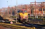 CFL Cargo 1805-1 bei einer Rangierfahrt im Gbf Padborg.