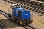 CFL Cargo 1104, Mak 1000 BB wartet in der Abstellung am VELO-DUCKT in Belval Université auf den nächsten Einsatz.