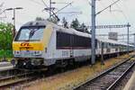 CFL Lok 3018, auf der Abschiedsfahrt der BR 3000, ist von Kleinbettingen in Wasserbillig angekommen, hier muss die Lok erneut umsetzen. 23.06.2026 