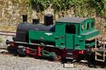 Dampffestival im Fond de Gras, AMTF Dampflok Nr 8, Bj 1899, steht auf einem Abstellgleis.