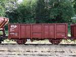 ZSLM (Zuid‐Limburgse Stoomtrein Maatschappij) Es Zweiachsiger offener Gterwagen mit nummer 552-26.  ex-NS 01 84 552 2 032 Werkspoor Amsterdam Baujahr 1957. Museumbahnhof Simpelveld 21-08-2024.

ZSLM (Zuid‐Limburgse Stoomtrein Maatschap ...